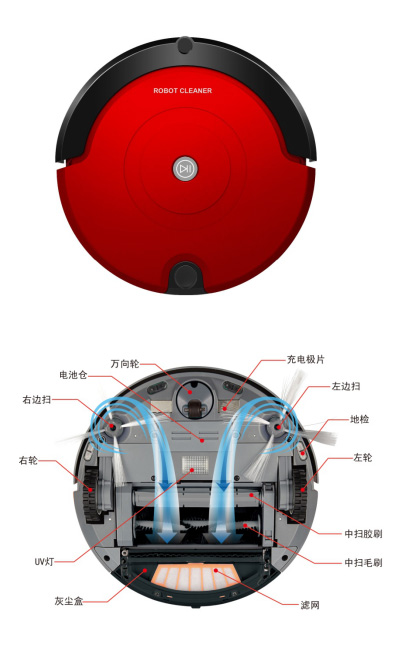 自动充电扫地机器人